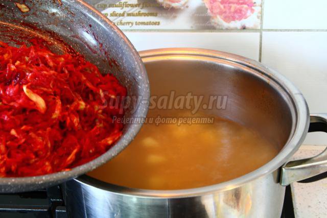 Рецепт приготовления борщ пошагово с Рецепт приготовления борщ пошагово с