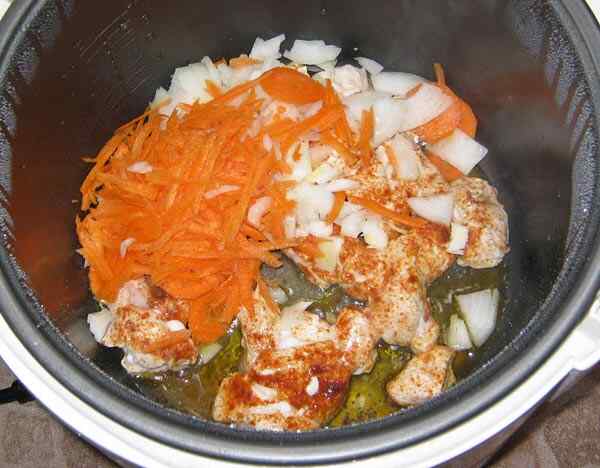 Курица в мультиварке рецепт с пошаговый филе Курица в мультиварке рецепт с пошаговый филе