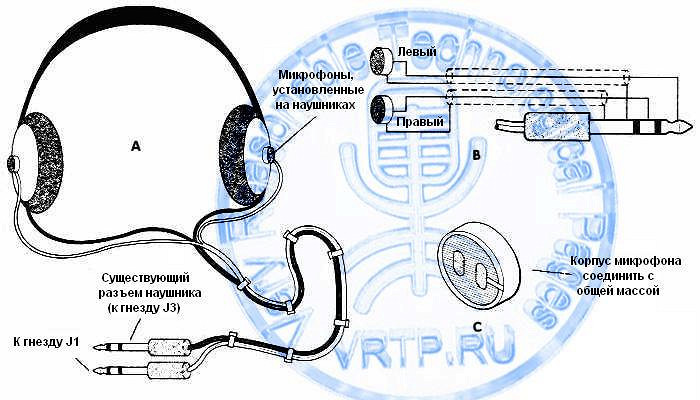 Как сделать микрофон из наушников