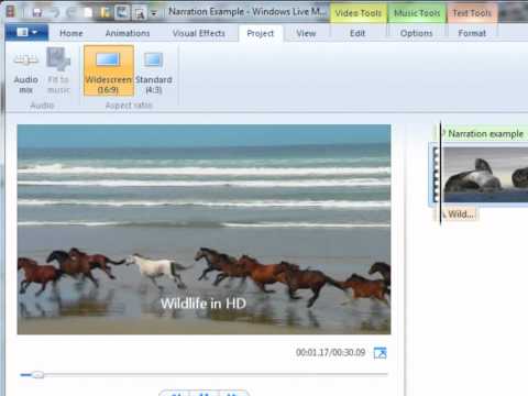Windows Movie Maker Manual - Splitting and combining clips