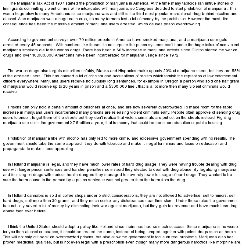 Buy Argumentative Essay On Legalizing Drugs Reasons Why Marijuana Should Be Legalized Essay Thesis For A Persuasive Essay also Essays About Business Who Can Help With Writing A Business Plan