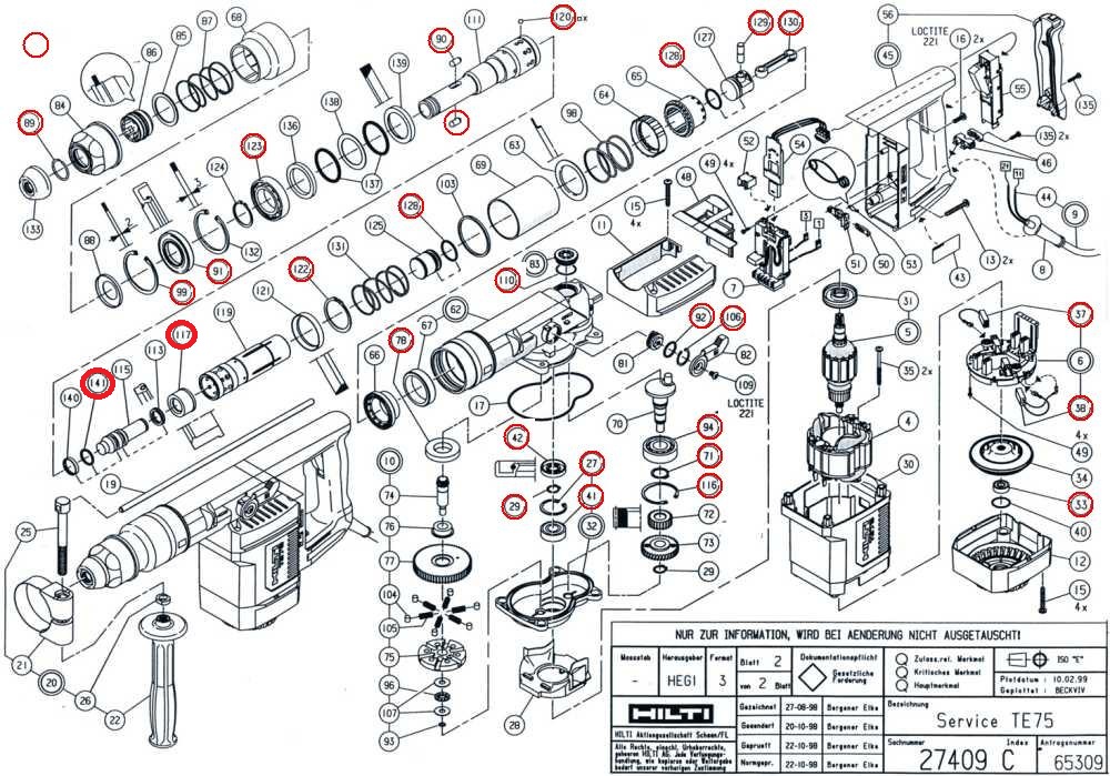 Hilti te 70 схема