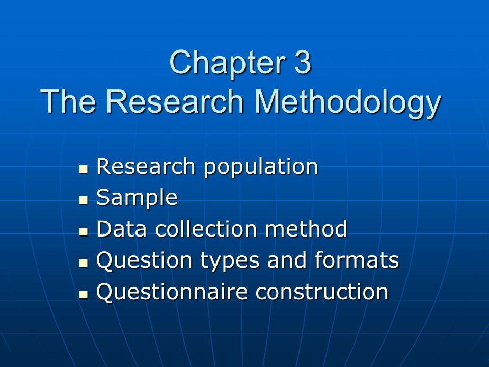 dissertation methodology pdf