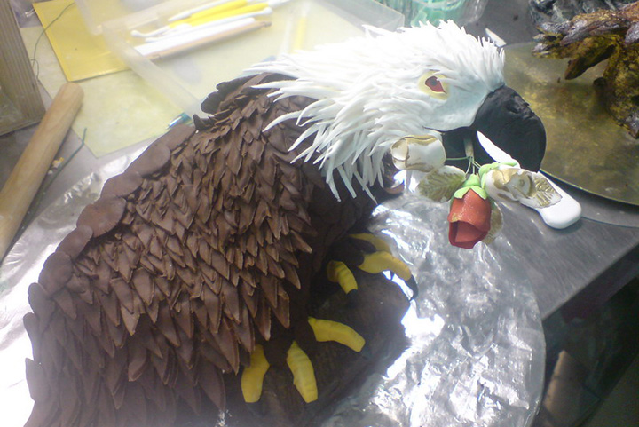 Торт «Орел», выполнен на заказ