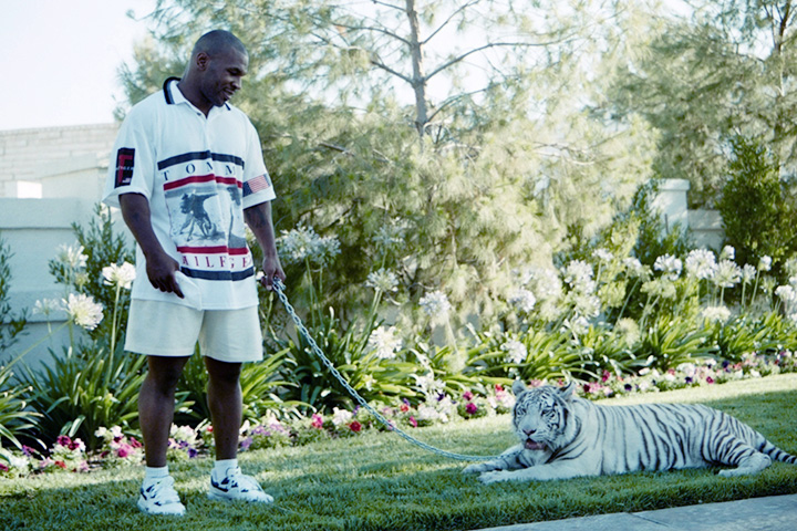 Майк Тайсон со своей любимой тигрицей
