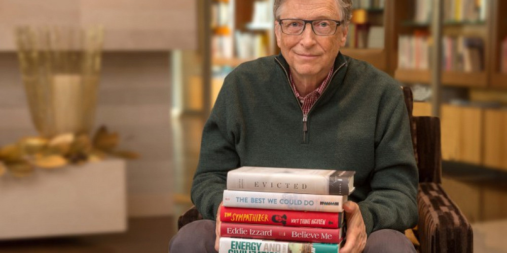 Книги 2017 г. Билл Гейтс. Знаменитости читают.