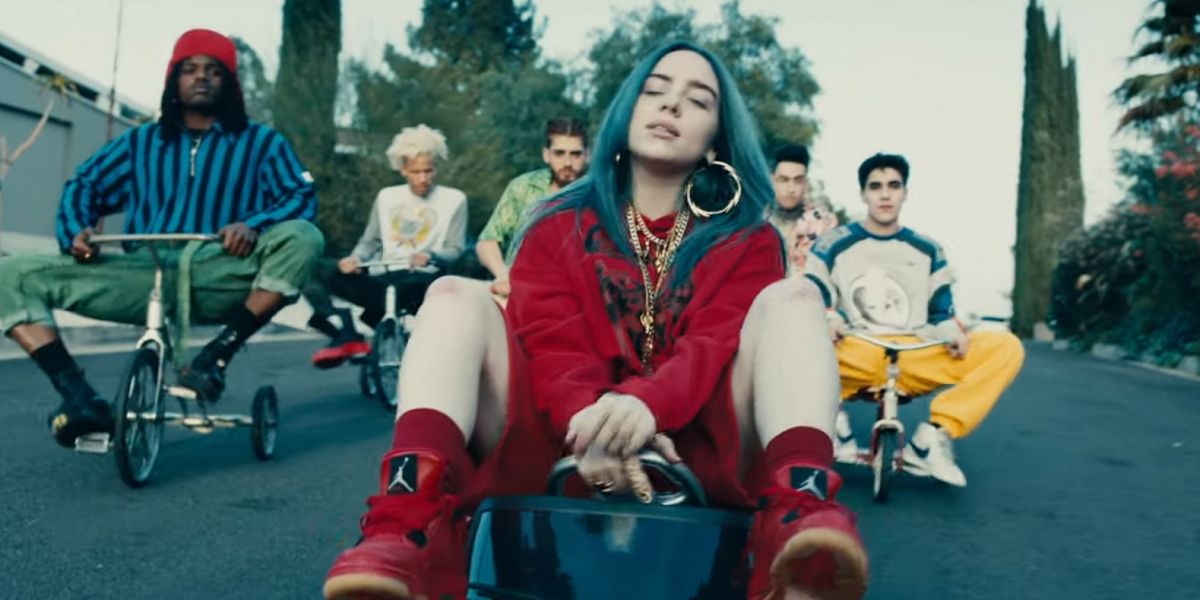 billie eilish red jordans