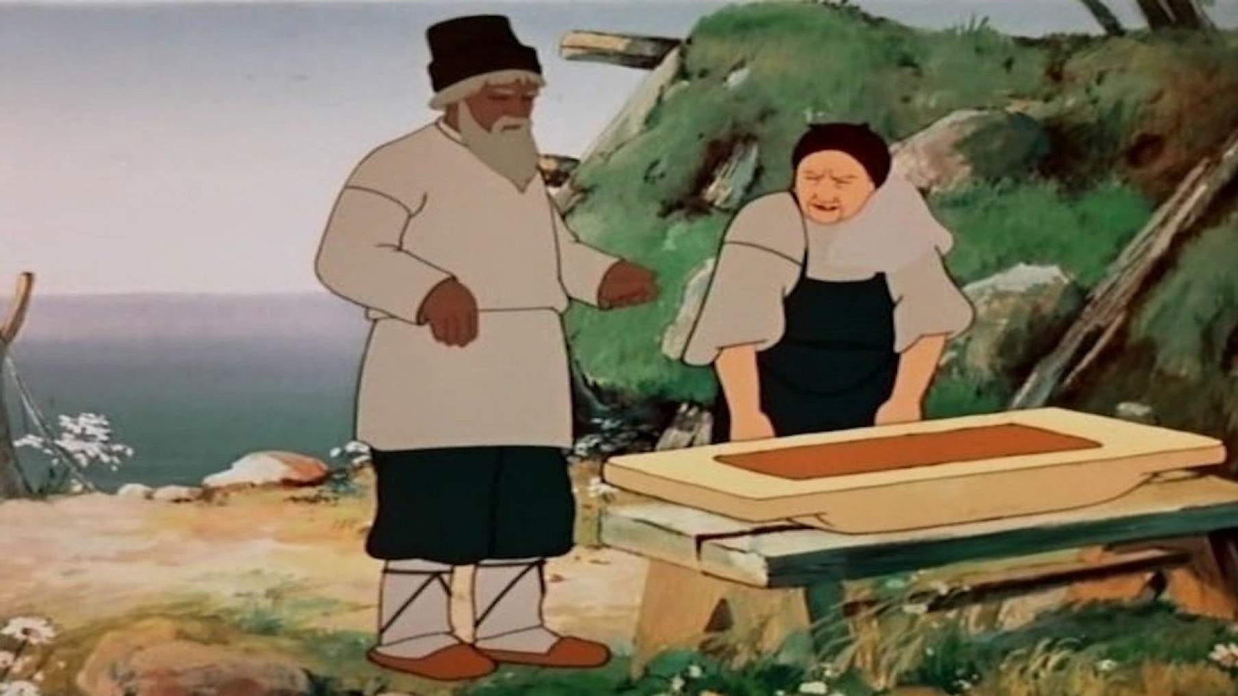 Мультфильм про старика и старуху и золотую рыбку