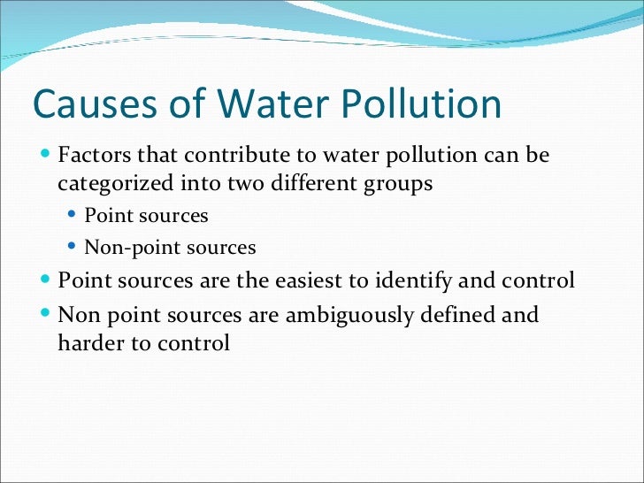 Cause and effect essay about pollution