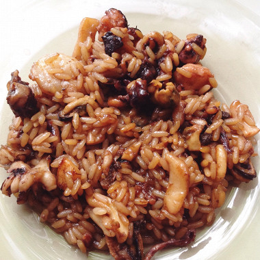 Рецепт Жареный рис с морепродуктами
