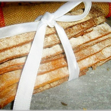 Рецепт Постные ржаные хлебцы с тмином