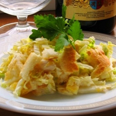 Рецепт Салат из китайской капусты с курицей и апельсинами