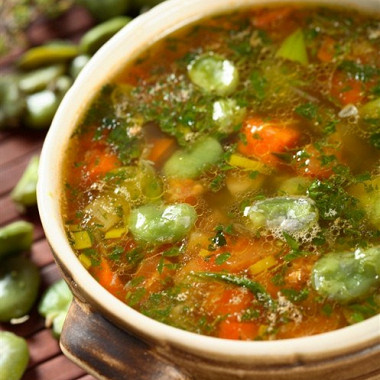Рецепт Овощной суп с зеленью