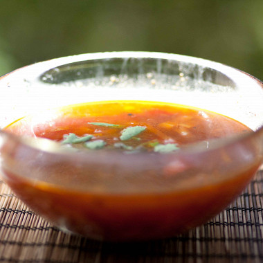 Рецепт Пряный суп с нутом и копченой паприкой