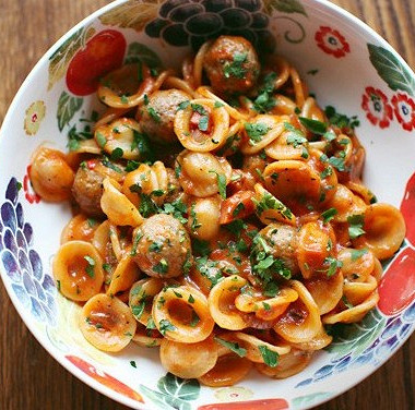 Рецепт Паста орекьетте алла Романо