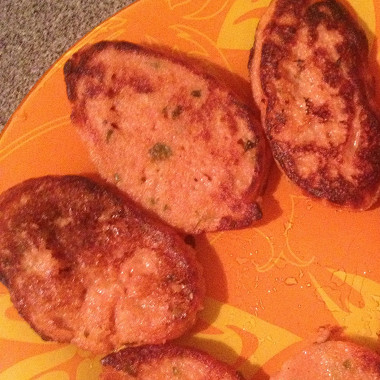 Рецепт Индийские гороховые оладьи с томатом (Пудла)