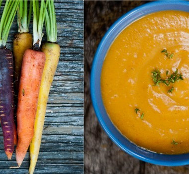 Рецепт Морковный суп с апельсином и имбирем