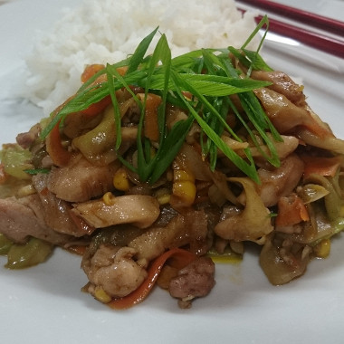Рецепт Курица с овощами по‑китайски