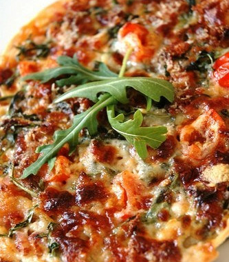 Рецепт Пицца с луком-пореем и артошоками