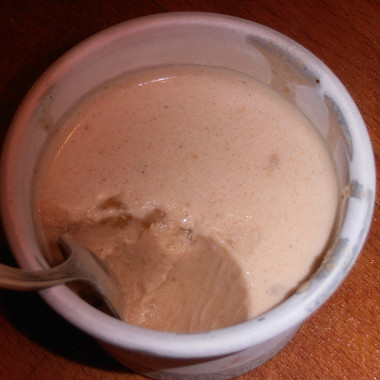 Рецепт Ореховое мороженое с апельсиновыми цукатами и шоколадом
