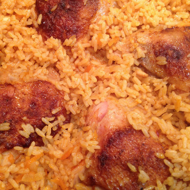 Рецепт Курица в рисовой шубе