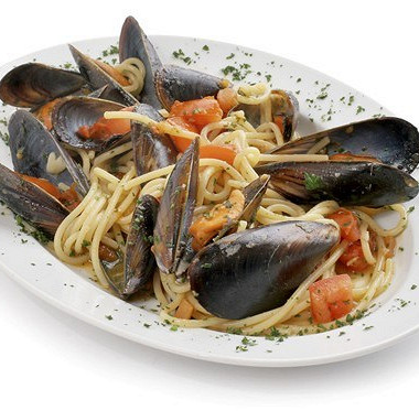 Рецепт Спагетти с морепродуктами и петрушкой