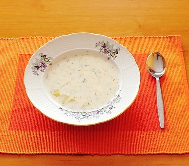 Рецепт Картофельный крем-суп с петрушкой