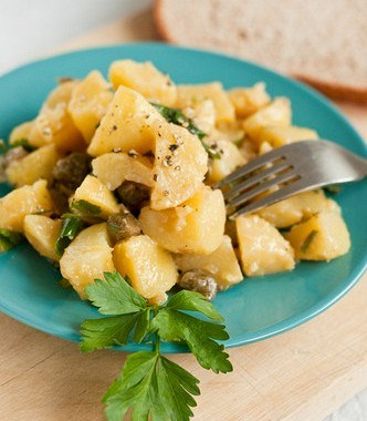 Рецепт Салат из молодого картофеля с гуакамоле