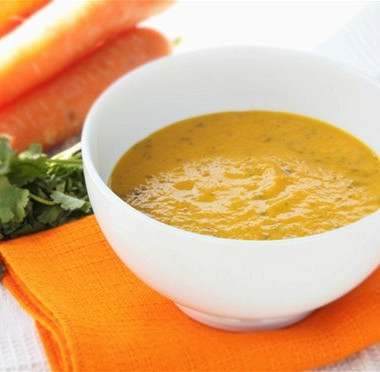 Рецепт Морковный суп-пюре со специями и красной чечевицей