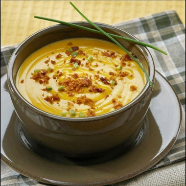 Рецепт Крем-суп из шампиньонов со сливками