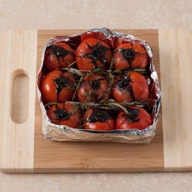 Рецепт Бакинские томаты конфи с прошутто