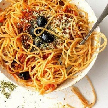Рецепт Cпагетти а‑ля путанеска
